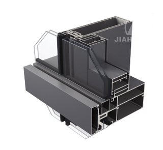 MQ 180 Series Visible Crosswise And Vertical Concealed Glass Curtain Wall