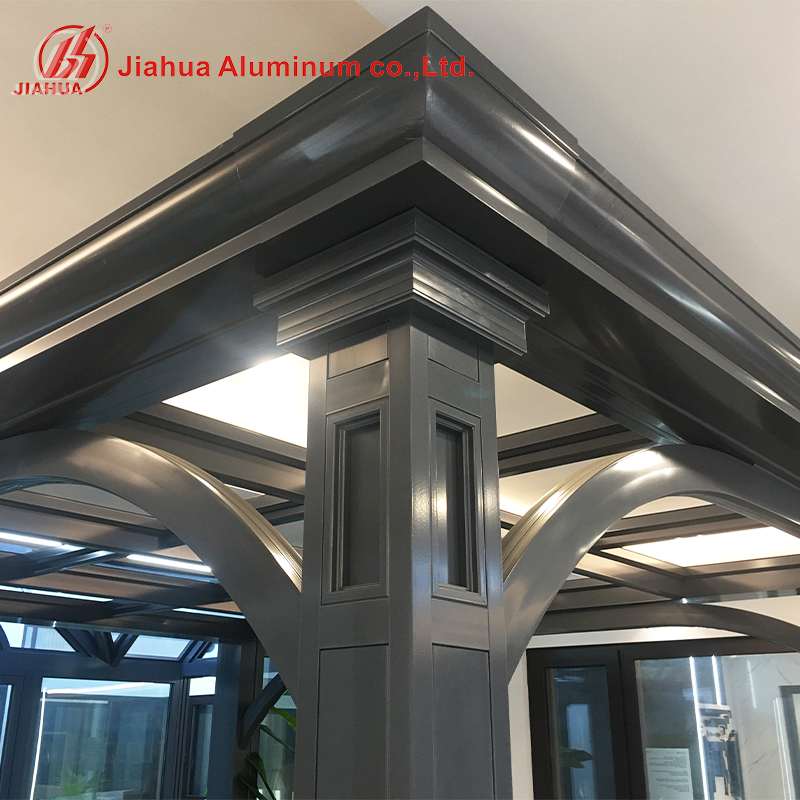 China Made New Designs Anodized Extrusion Aluminum Profiles for Sunroom