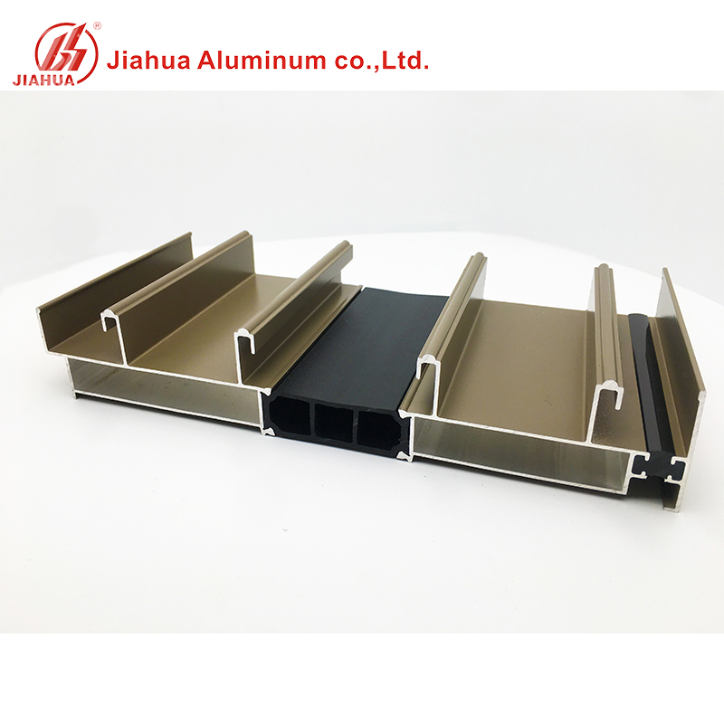 South Korea Black Anodized Aluminum Alloy Window Framing Extrusion